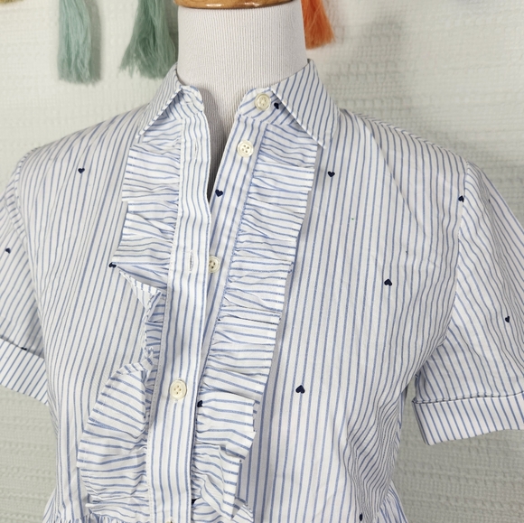 Kate Spade Micro Hearts Poplin Dress - Picture 2 of 8